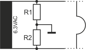 R�hrenheizung: Symmetrierwiderst�nde